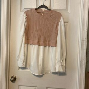 Beautiful GUC blouse size large